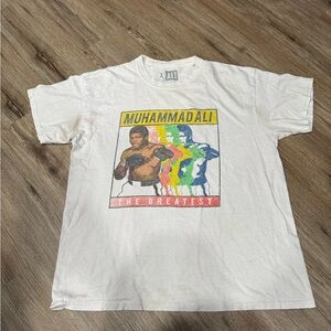 Muhammad Ali 'The Greatest' White Short Sleeve Tee